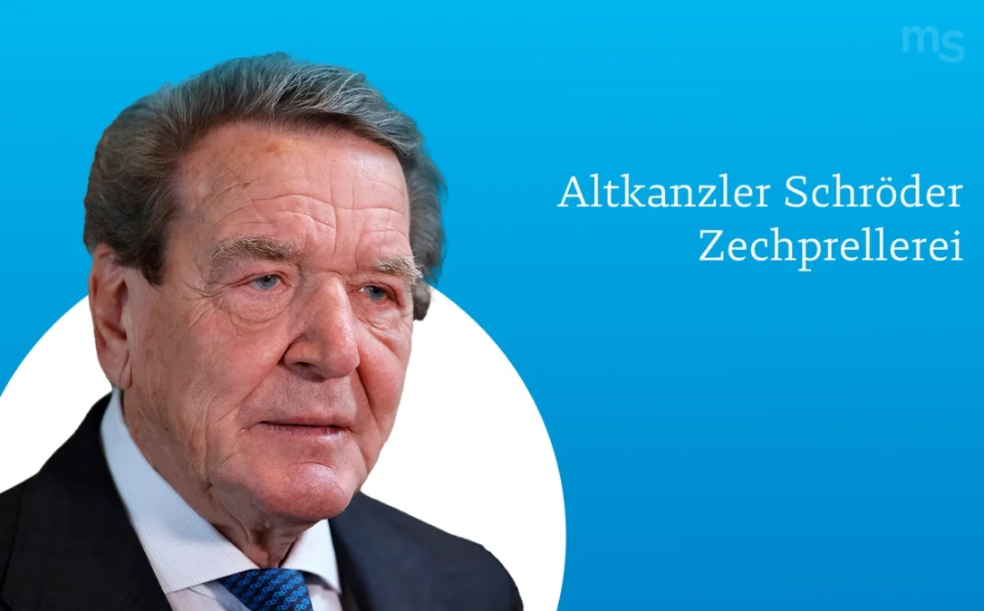 Altkanzler Schröder Zechprellerei